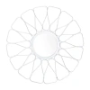 Safavieh Luck Wall Mount Round Wall Mirror In Silver