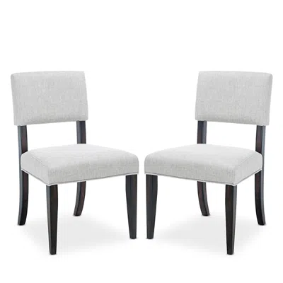 Safavieh Luis Wood Dining Chairs, Set Of 2 In Gray