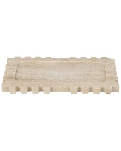 SAFAVIEH SAFAVIEH LULU TRAVERTINE TRAY
