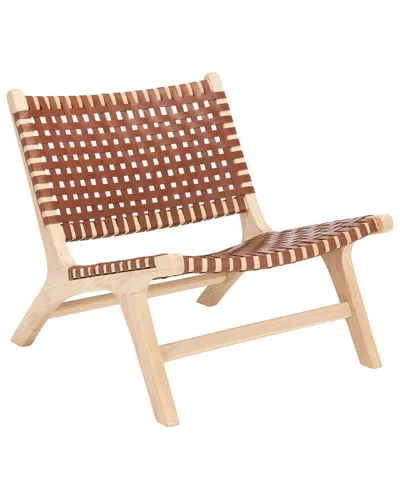 Safavieh Luna Accent Chair In Brown