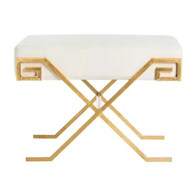 Safavieh Luna Accents Upholstered Bench In Sand