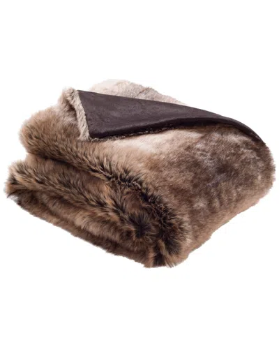 Safavieh Luxe Sheen Throw In Brown