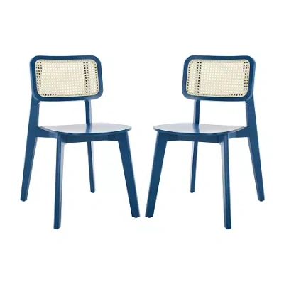 Safavieh Luz 2-pc. Dining Chair In Blue