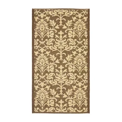 Safavieh Lyla Floral Floral Indoor Outdoor Rectangular Accent Rug In Brown