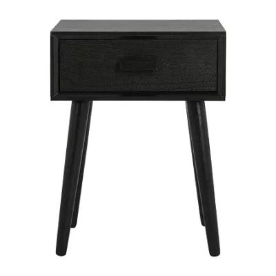 Safavieh Lyle 1-drawer Storage End Table In Black
