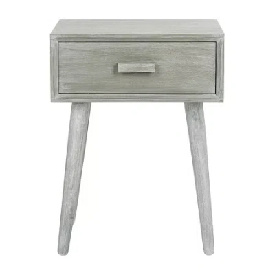 Safavieh Lyle 1-drawer Storage End Table In Gray