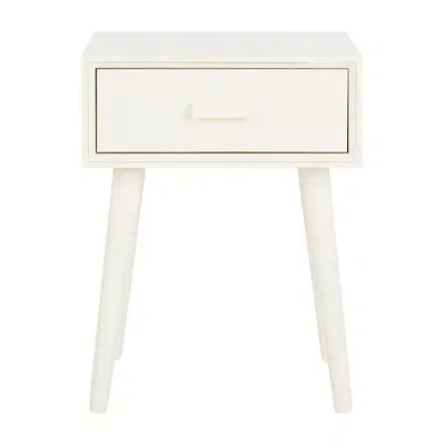 Safavieh Lyle 1-drawer Storage End Table In White