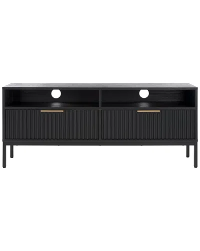 Safavieh Lylia 2-drawer & 2-shelf Media Stand In Black
