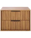 Safavieh Lylia 2-drawer Floating Nightstand In Brown