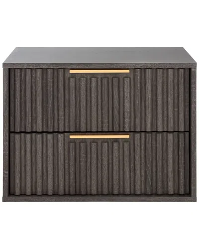 Safavieh Lylia 2-drawer Floating Nightstand In Brown
