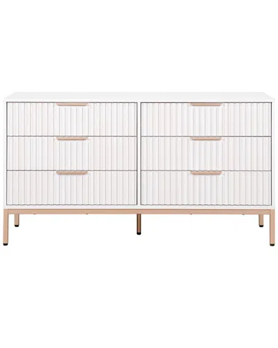 Safavieh Lylia 6-drawer Dresser In White