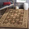 Safavieh Lyndhurst Machine Made Area Rug, Brown / Brown Traditional Style Easy Care In Multi