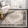 Safavieh Lyndhurst Machine Made Area Rug, Cream / Navy Traditional Style Easy Care In Multi