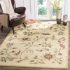 Safavieh Lyndhurst Machine Made Area Rug, Ivory / Multi Traditional Style Easy Care In Nude