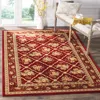 Safavieh Lyndhurst Machine Made Area Rug, Red / Red Traditional Style Easy Care In Red