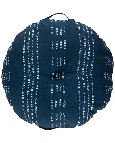 Safavieh Madelyn Round Floor Pillow In Blue