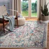 Safavieh Madison Machine Made Area Rug, Cream / Blue Bohemian Style Easy Care In Multi