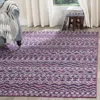 Safavieh Madison Machine Made Area Rug, Fuchsia / Navy Bohemian Style Easy Care In Pattern