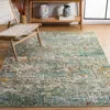 Safavieh Madison Machine Made Area Rug, Green / Turquoise Modern Style Easy Care In Multi