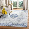 Safavieh Madison Machine Made Area Rug, Grey / Cream Traditional Style Easy Care In Blue