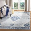 Safavieh Madison Machine Made Area Rug, Grey / Cream Traditional Style Easy Care In Blue