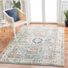 Safavieh Madison Machine Made Area Rug, Grey / Ivory Bohemian Style Easy Care In White