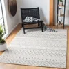 Safavieh Madison Machine Made Area Rug, Ivory / Charcoal Bohemian Style Easy Care In White