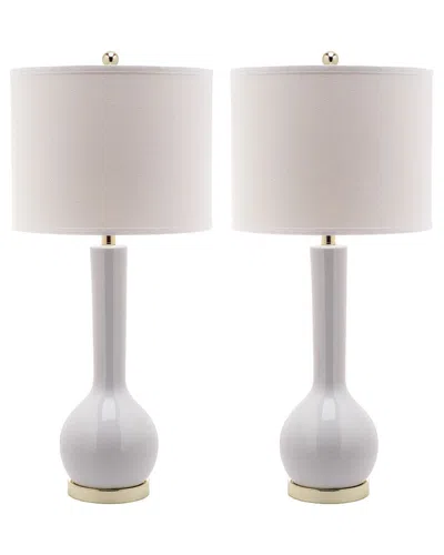 SAFAVIEH DNU SAFAVIEH MAE 30.5IN LONG NECK CERAMIC TABLE LAMP