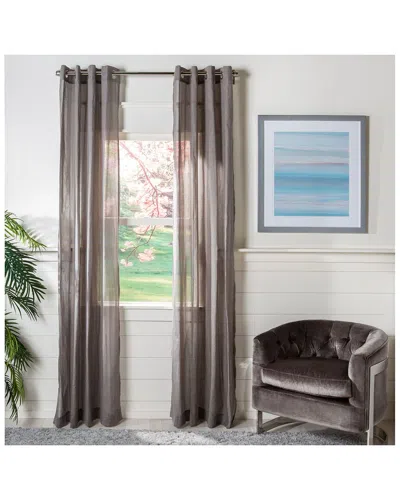 Safavieh Makena 52x84 Window Panel In Charcoal