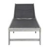 Safavieh Manteca Patio Collection Lounge Chair In Gray