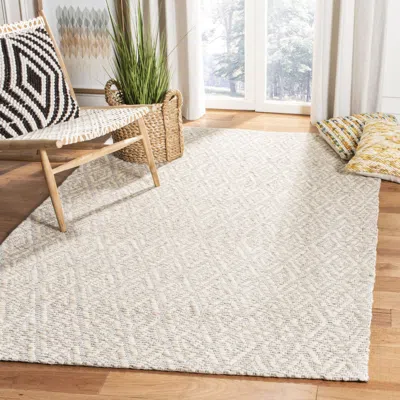 Safavieh Marbella Hand Made Area Rug, Beige / Cream Contemporary Style Non-shedding In Yellow