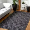 Safavieh Marbella Hand Made Area Rug, Black / Ivory Contemporary Style Non-shedding In Gray