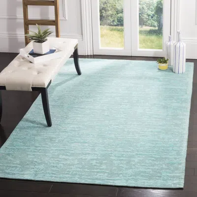 Safavieh Marbella Hand Made Area Rug, Blue / Turquoise Contemporary Style Non-shedding
