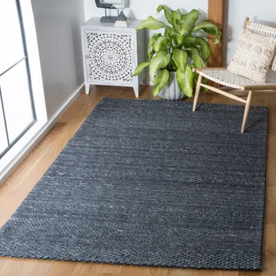 Safavieh Marbella Hand Made Area Rug, Charcoal Contemporary Style Non-shedding In Gray