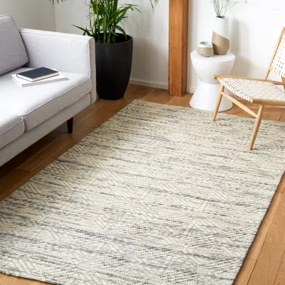 Safavieh Marbella Hand Made Area Rug, Dark Grey / Beige Bohemian Style Non-shedding In Neutral