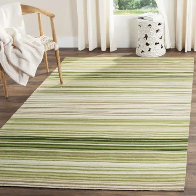 Safavieh Marbella Hand Made Area Rug, Green Contemporary Style Non-shedding