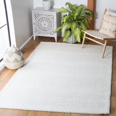 Safavieh Marbella Hand Made Area Rug, Ivory Contemporary Style Non-shedding In Gray