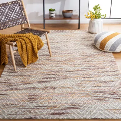 Safavieh Marbella Hand Made Area Rug, Ivory / Dark Brown Bohemian Style Non-shedding