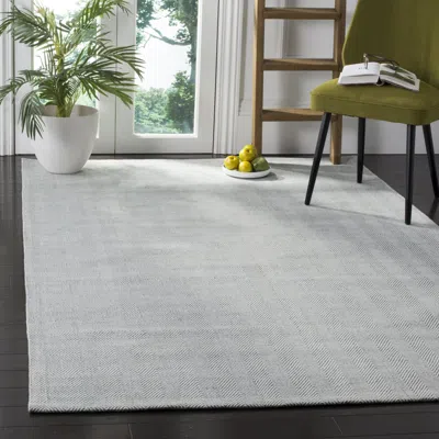Safavieh Marbella Hand Made Area Rug, Light Blue Contemporary Style Non-shedding In Gray
