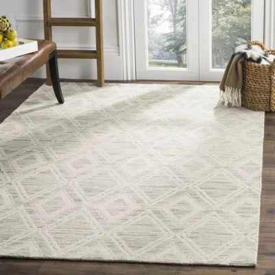 Safavieh Marbella Hand Made Area Rug, Light Brown / Ivory Contemporary Style Non-shedding