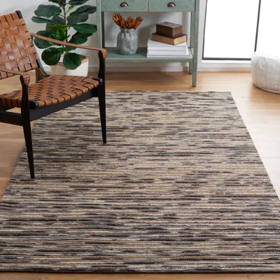 Safavieh Marbella Hand Made Area Rug, Natural / Grey Contemporary Style Non-shedding In Brown