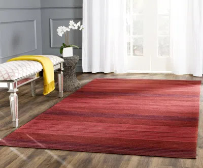 Safavieh Marbella Hand Made Area Rug, Red Contemporary Style Non-shedding