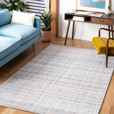 Safavieh Marbella Hand Made Area Rug, Red / Ivory Contemporary Style Non-shedding In Gray