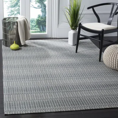 Safavieh Marbella Hand Made Area Rug, Silver Contemporary Style Non-shedding In Gray