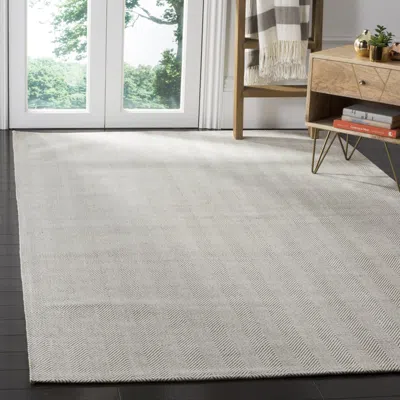 Safavieh Marbella Hand Made Area Rug, Silver Contemporary Style Non-shedding In Neutral