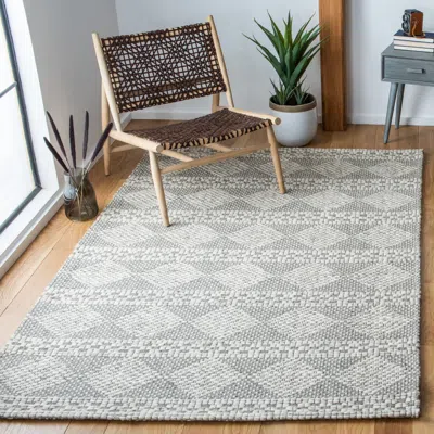 Safavieh Marbella Machine Made Area Rug, Beige / Grey Contemporary Style Easy Care In Gray