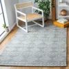 Safavieh Marbella Machine Made Area Rug, Silver / Grey Contemporary Style Easy Care In Blue