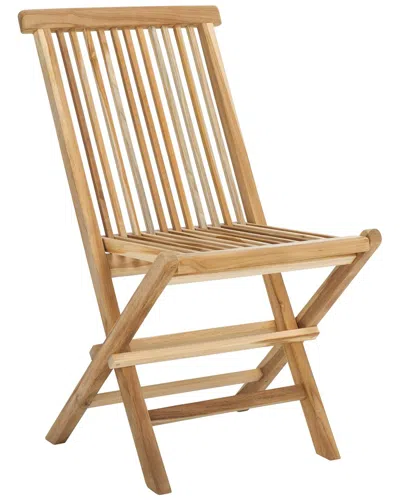 Safavieh Marcus Teak Folding Chair In Brown