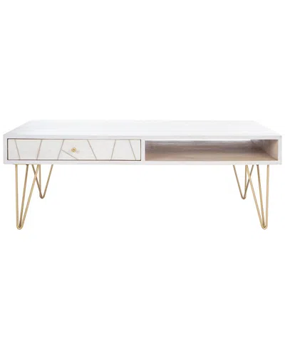Safavieh Marigold Coffee Table In White
