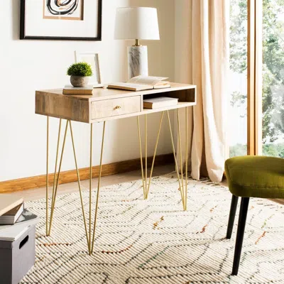 Safavieh Marigold Desk In Neutral